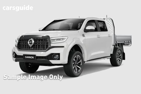 Silver 2025 GWM Cannon Dual Cab Chassis Lux (4X4)