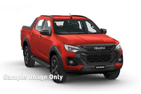 Orange 2025 Isuzu D-MAX Crew Cab Utility X-Terrain (4X4)