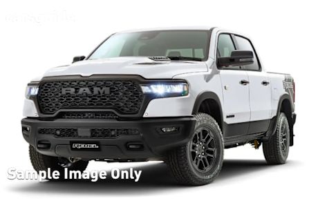 White 2025 Ram 1500 Crew Cab Utility Rebel Hurricane