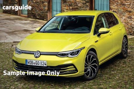 Yellow 2022 Volkswagen Golf Wagon 110Tsi Life