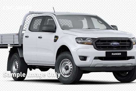 White 2020 Ford Ranger Double Cab Chassis Xl 3.2 (4X4)