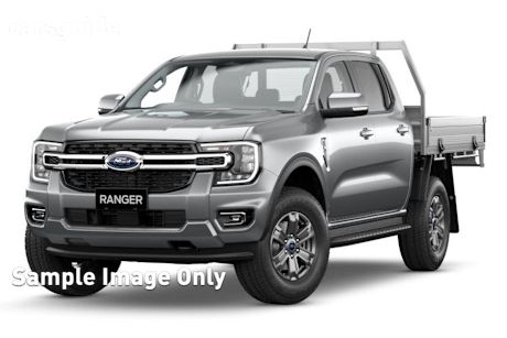 White 2022 Ford Ranger Double Cab Chassis Xlt 3.0 (4X4)