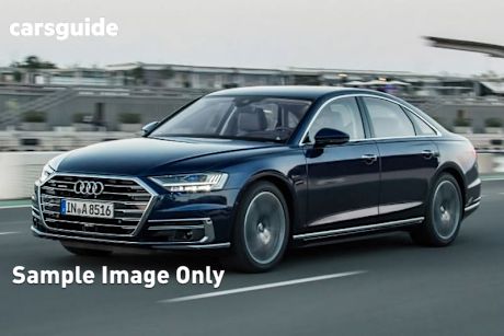 White 2018 Audi A8 Sedan 55 Tfsi Quattro (Hybrid)