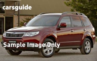 Red 2008 Subaru Forester Wagon X