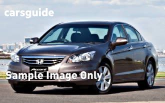 White 2012 Honda Accord Sedan V6-L