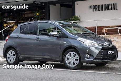 Blue 2018 Toyota Yaris Hatchback Sx
