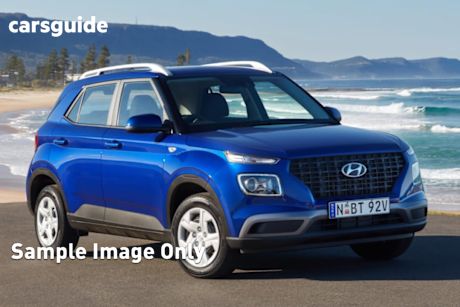 Blue 2025 Hyundai Venue Wagon