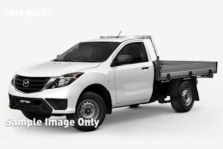 White 2019 Mazda BT-50 Cab Chassis Xt (4X4) (5Yr)