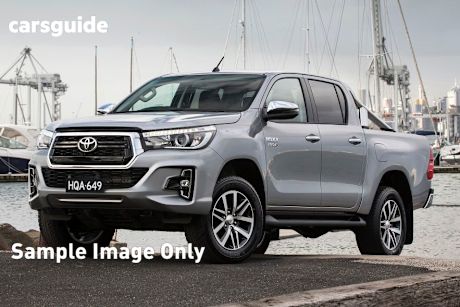 White 2019 Toyota Hilux Double Cab Pick Up Sr (4X4)