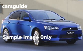 Blue 2014 Mitsubishi Lancer Hatchback Gsr Sportback