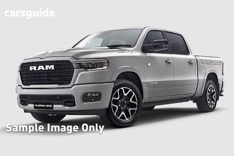 Silver 2024 RAM 1500 Crew Cab Utility Laramie Sport Rambox So H/Cane
