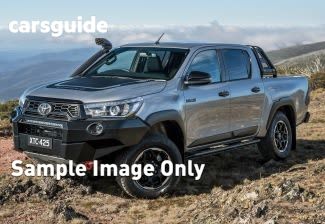 Silver 2018 Toyota Hilux Dual Cab Utility Rugged X (4X4)