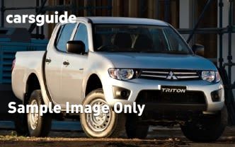 White 2013 Mitsubishi Triton Double Cab Utility Glx (4X4)