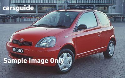 Silver 2001 Toyota Echo Hatchback