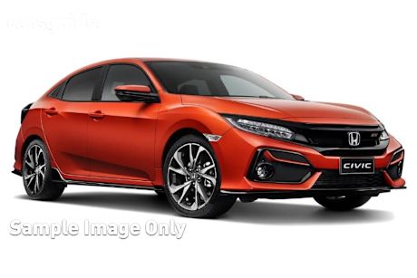 Orange 2020 Honda Civic Hatchback Rs