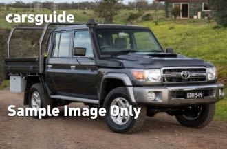 White 2018 Toyota Landcruiser Double Cab Chassis Workmate (4X4)