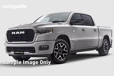 Black 2025 RAM 1500 Crew Cab Utility Limited Rambox Ho Hurricane