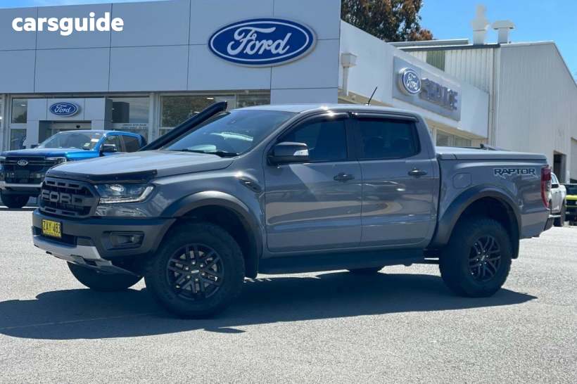 Grey 2018 Ford Ranger Double Cab Pick Up Raptor 2.0 (4X4)