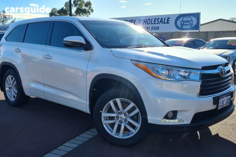 White 2014 Toyota Kluger Wagon Gx (4X4)