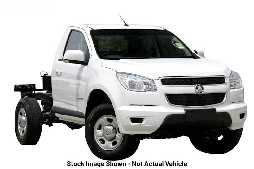 White 2015 Holden Colorado Cab Chassis Ls (4X2)