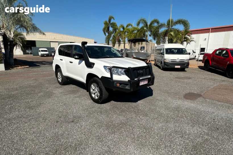 White 2017 Toyota Landcruiser Prado Wagon Gx (4X4)