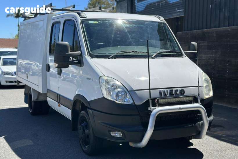 White 2014 Iveco Daily Ute Tray