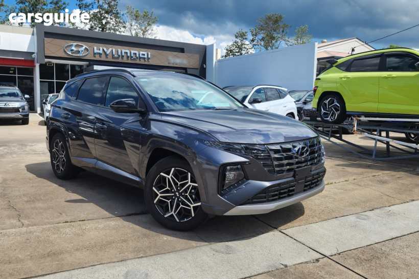 Grey 2023 Hyundai Tucson Wagon Highlander N Line (Awd)
