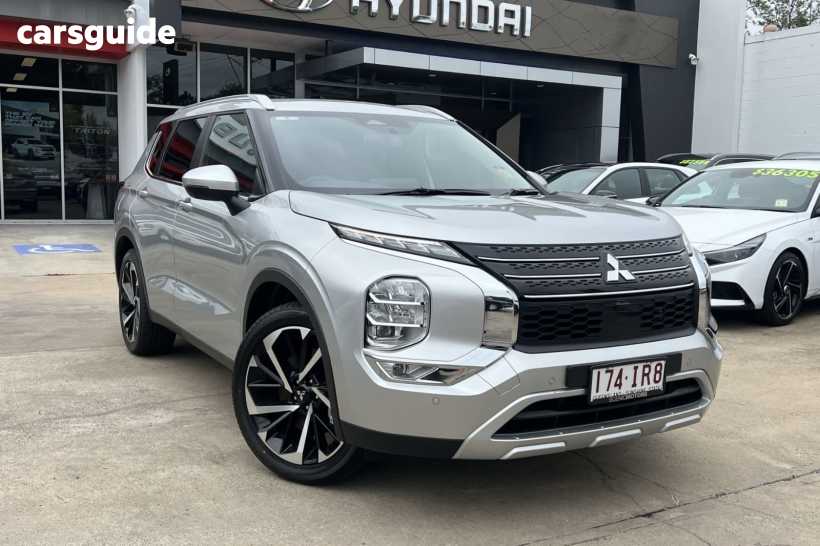 Silver 2023 Mitsubishi Outlander Wagon Aspire 7 Seat (2WD)