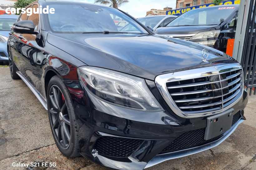 Black 2015 Mercedes-Benz S63 Sedan L
