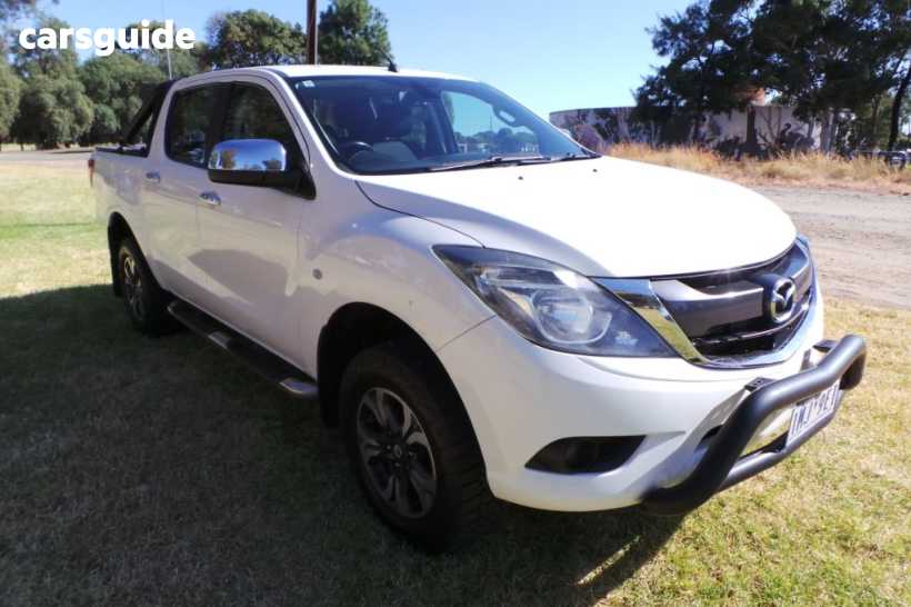 White 2017 Mazda BT-50 Dual Cab Utility XTR (4X4)