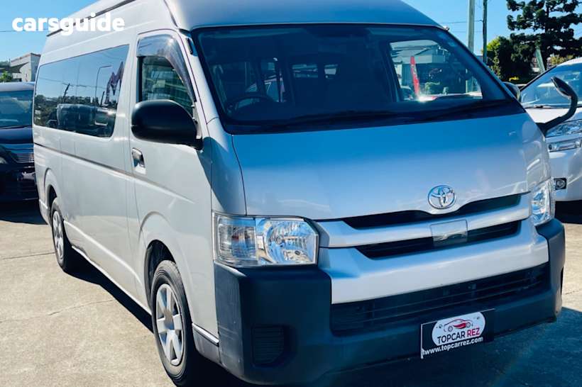 Silver 2017 Toyota HiAce Commercial