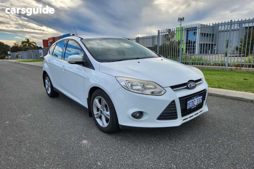 White 2013 Ford Focus Hatchback Trend