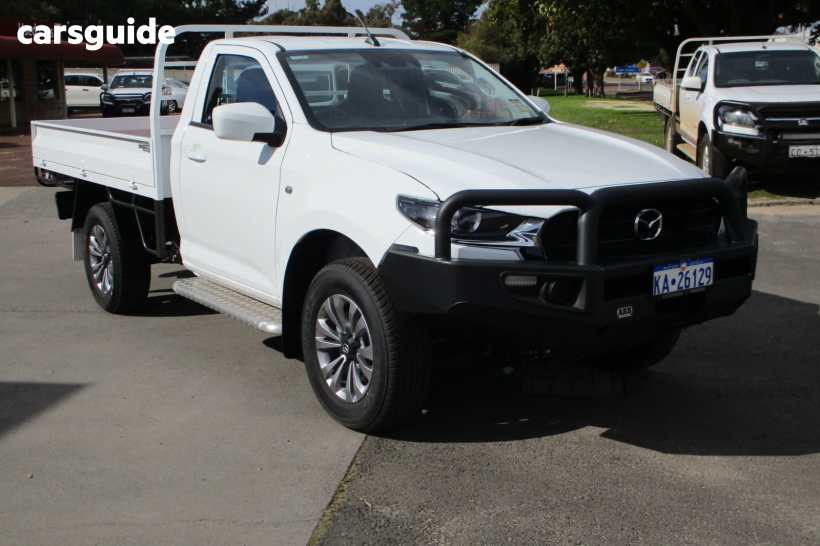 White 2023 Mazda BT-50 Cab Chassis Xt (4X4)