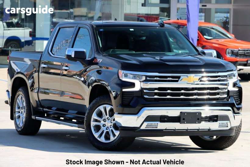 Black 2024 Chevrolet Silverado Crew Cab Pickup 1500 LTZ Premium