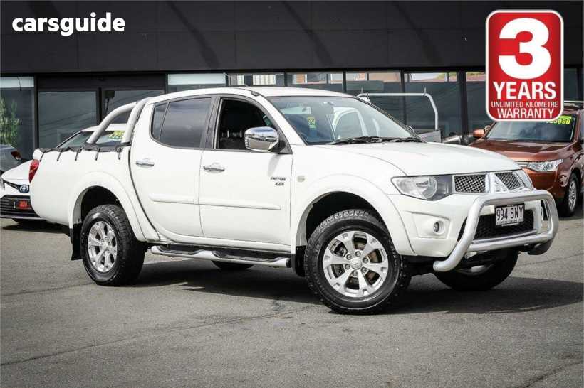 White 2012 Mitsubishi Triton Double Cab Utility Glx-R (4X4)