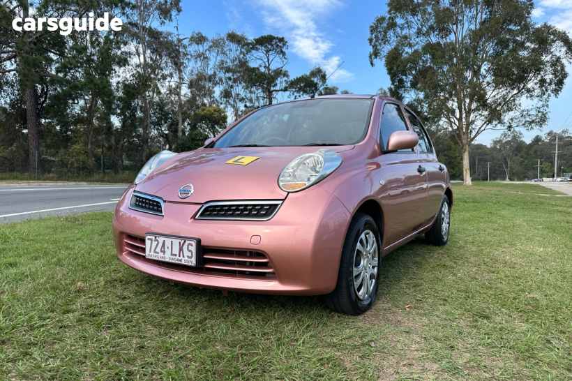 Pink 2008 Nissan Micra Hatchback City Collection