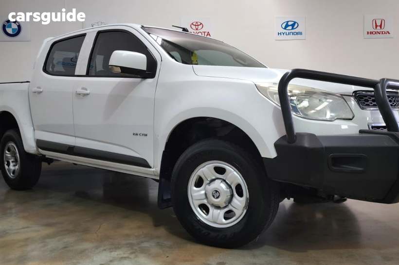 White 2012 Holden Colorado Crew Cab Pickup Lx (4X4)