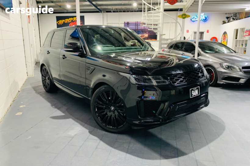 Black 2018 Land Rover Range Rover Sport Wagon Sdv6 Hse Dynamic