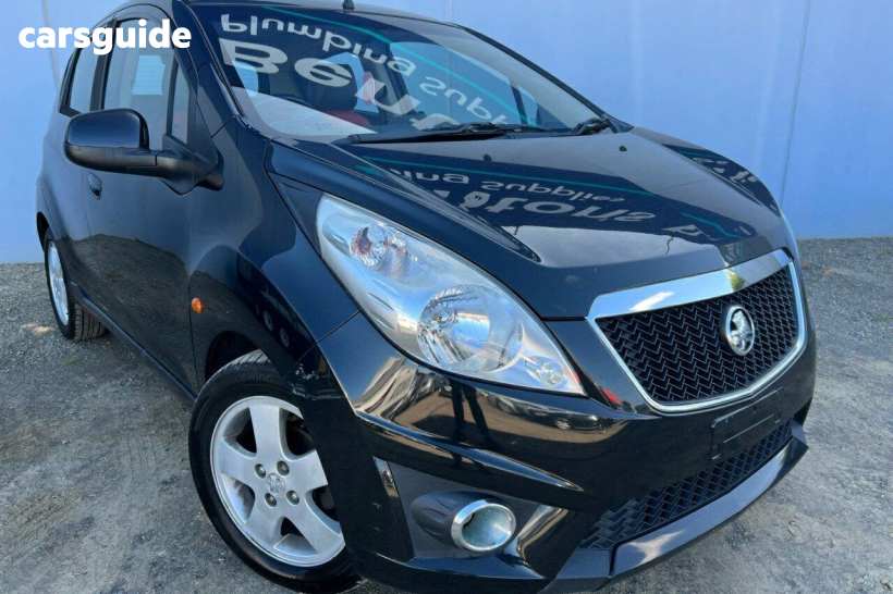 Black 2011 Holden Barina Spark Hatchback CD