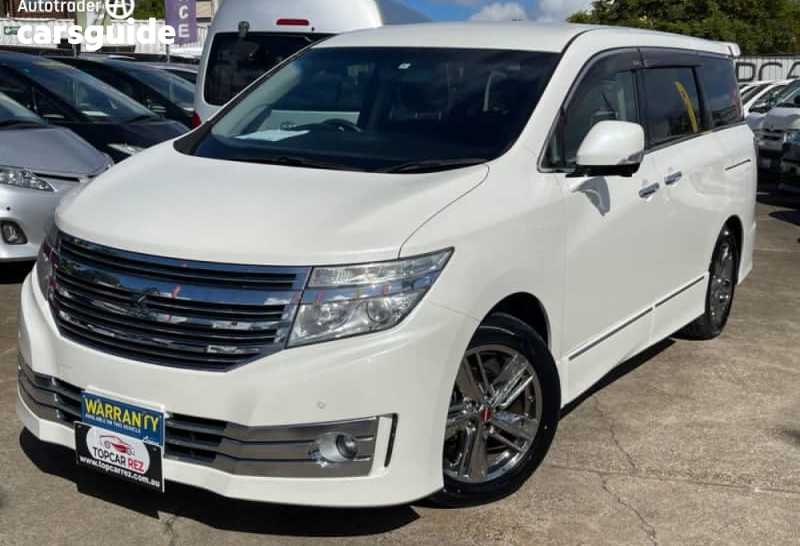 White 2010 Nissan Elgrand Wagon
