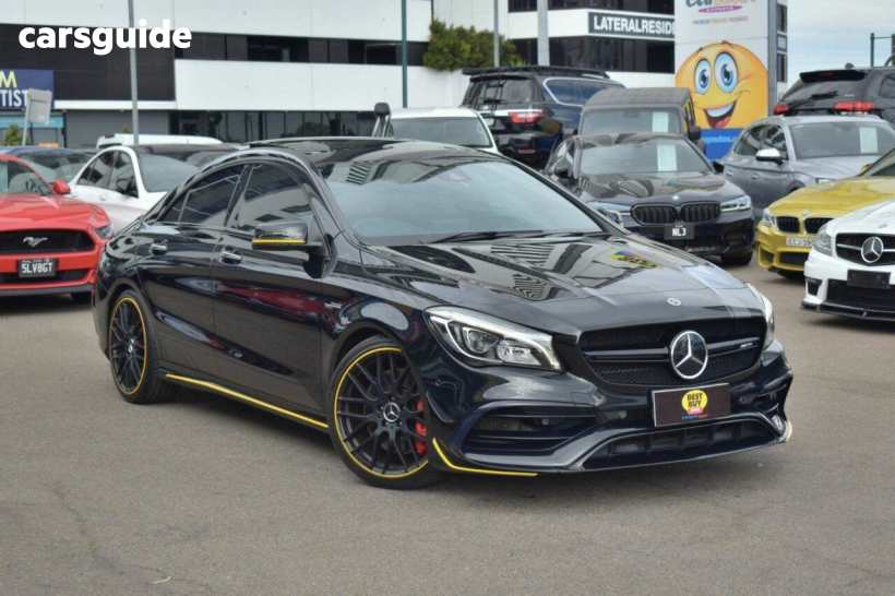 Black 2017 Mercedes-Benz CLA45 Coupe Matic (fuel Efficient)