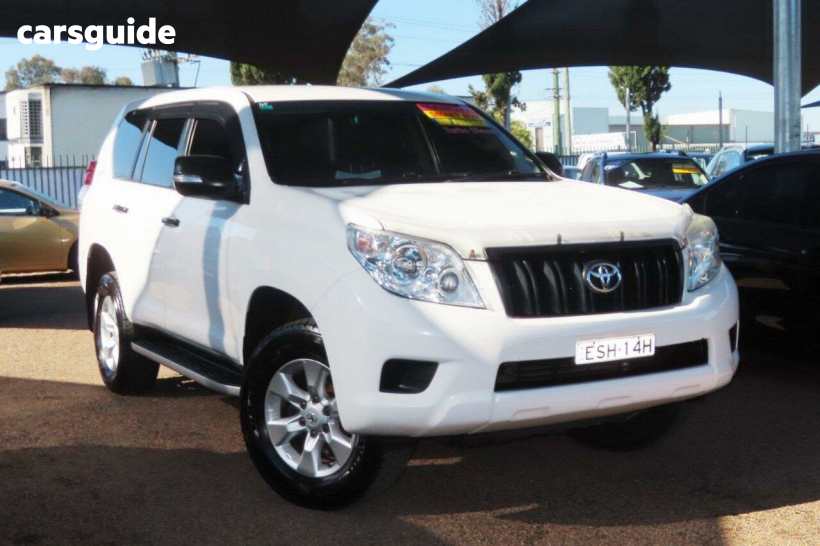 White 2009 Toyota Landcruiser Prado Wagon Gx (4X4)
