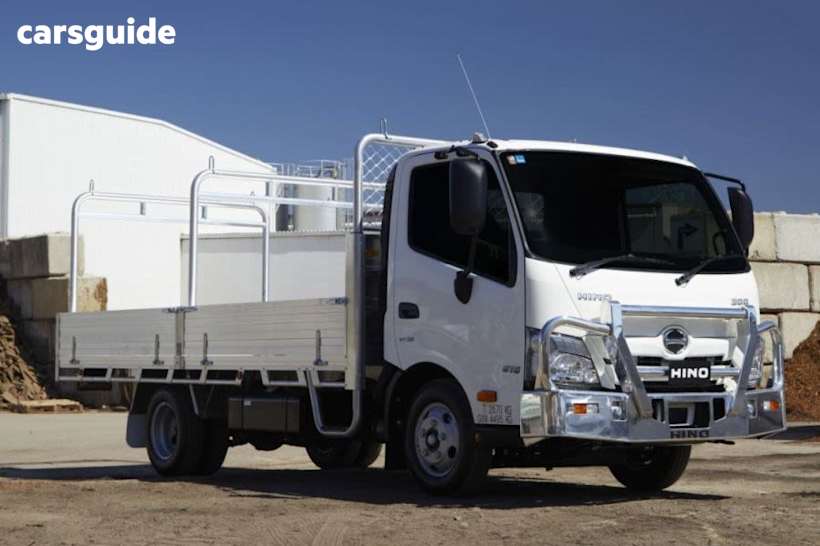 2024 Hino 300 Cab Chassis 616 3375 STD Alloy Tray