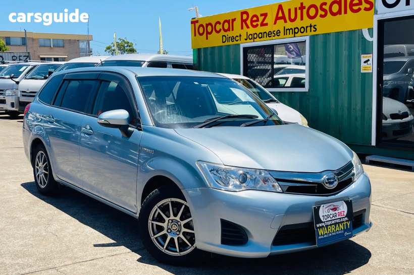 Blue 2013 Toyota Fielder Wagon
