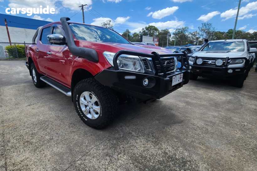 Red 2017 Nissan Navara Dual Cab Utility ST (4X4)