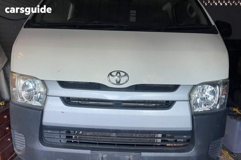 White 2014 Toyota HiAce Van Lwb