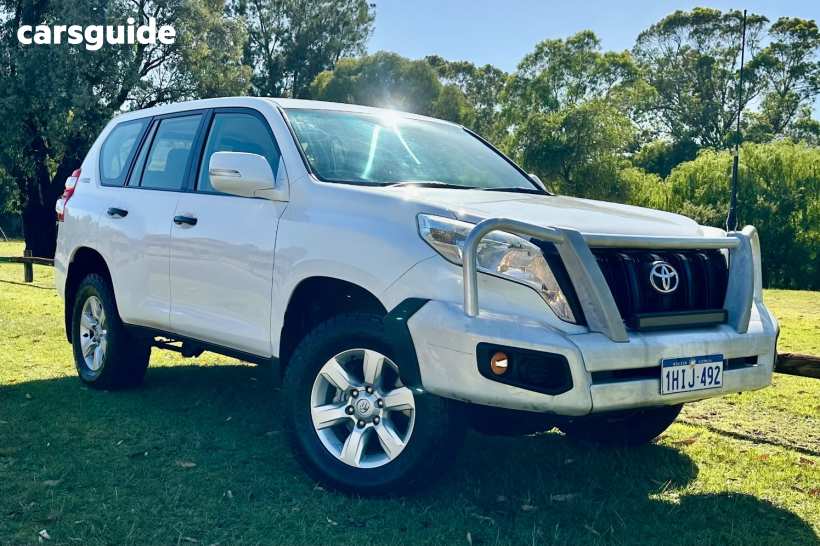 White 2017 Toyota Landcruiser Prado Wagon Gxl (4X4)