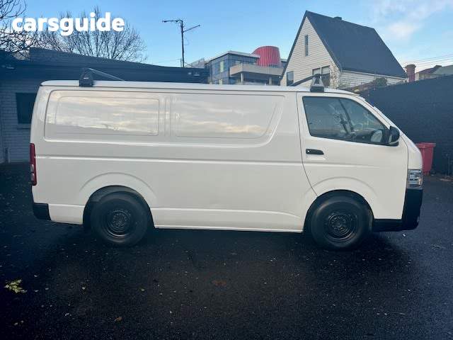White 2017 Toyota Hiace Van LWB