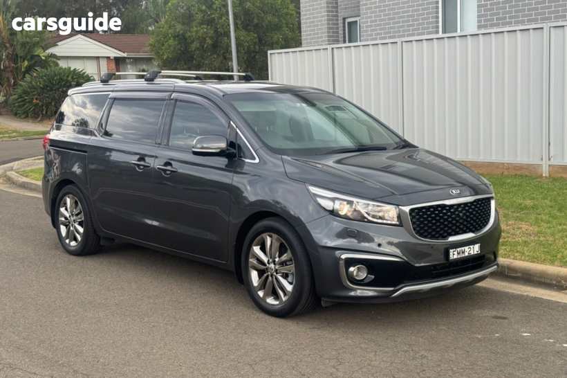Blue 2016 Kia Carnival Wagon Platinum (W/O 2ND ROW Heated)