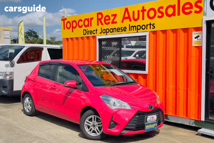 Pink 2017 Toyota Vitz Hatch